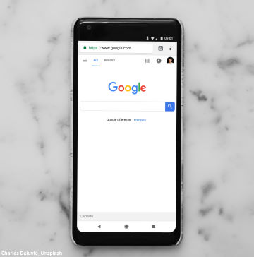 Google Suche über das Smartphone