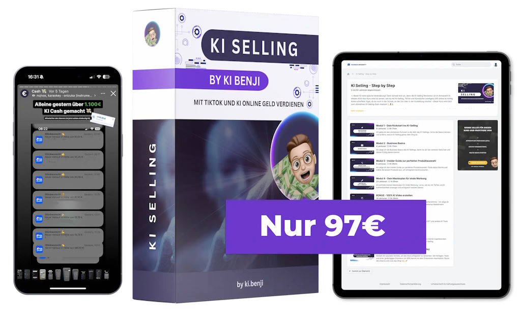 KI Selling - Mit künstlicher Intelligenz 2025 online Geld verdienen